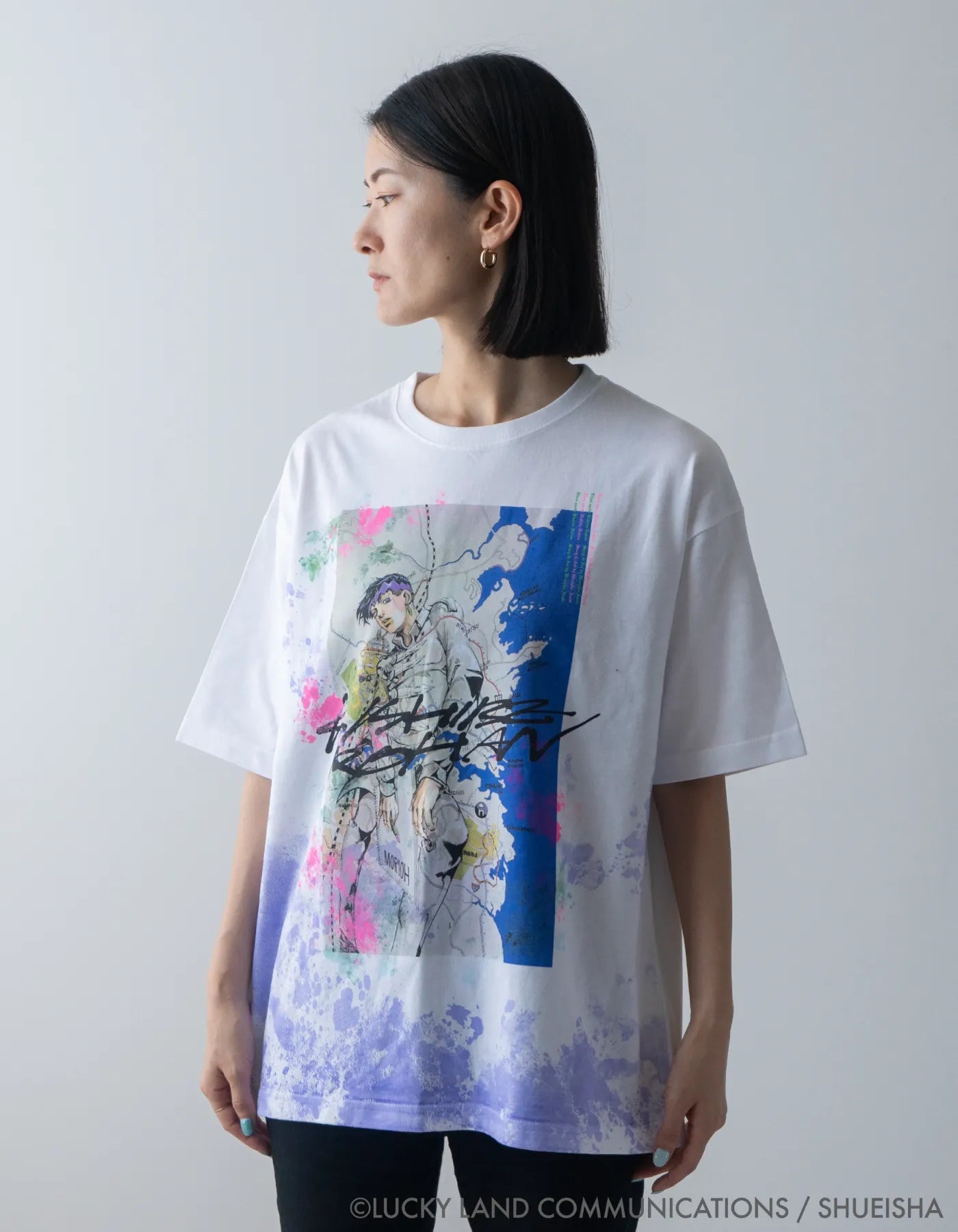 ジョジョの奇妙な冒険 岸辺露伴は動かない』スプレーアートＴシャツ – ichinosai いちのさい｜creative craft studio