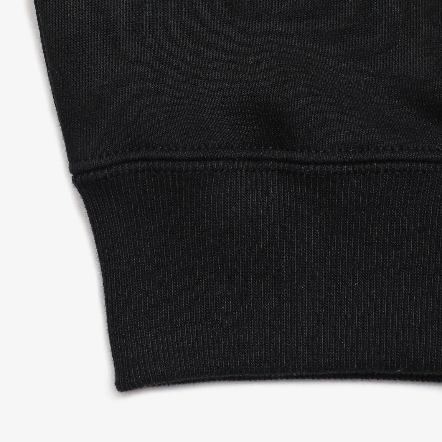 Half Zip Sweat shirt Black