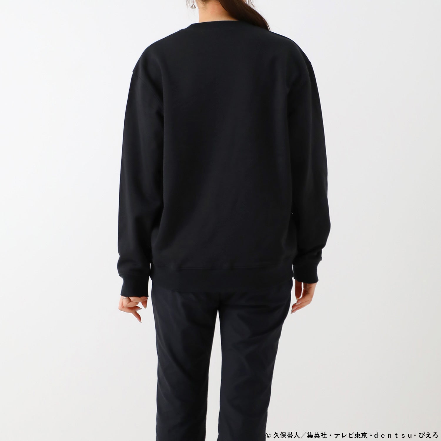 blur 黒いスウェット SACAI / スポンジスウェットプルオーバー《EXCLUSIVE