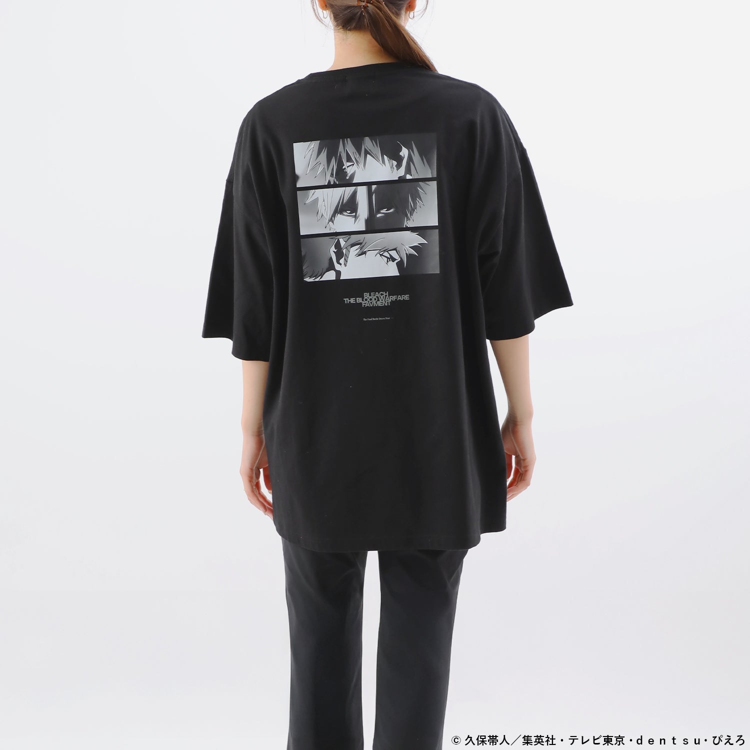 Achikochi Tシャツ Lサイズ 黒 未使用 CROSS & STITCH Tシャツ メンズ 七分袖 無地 CROSS STITCH クロス