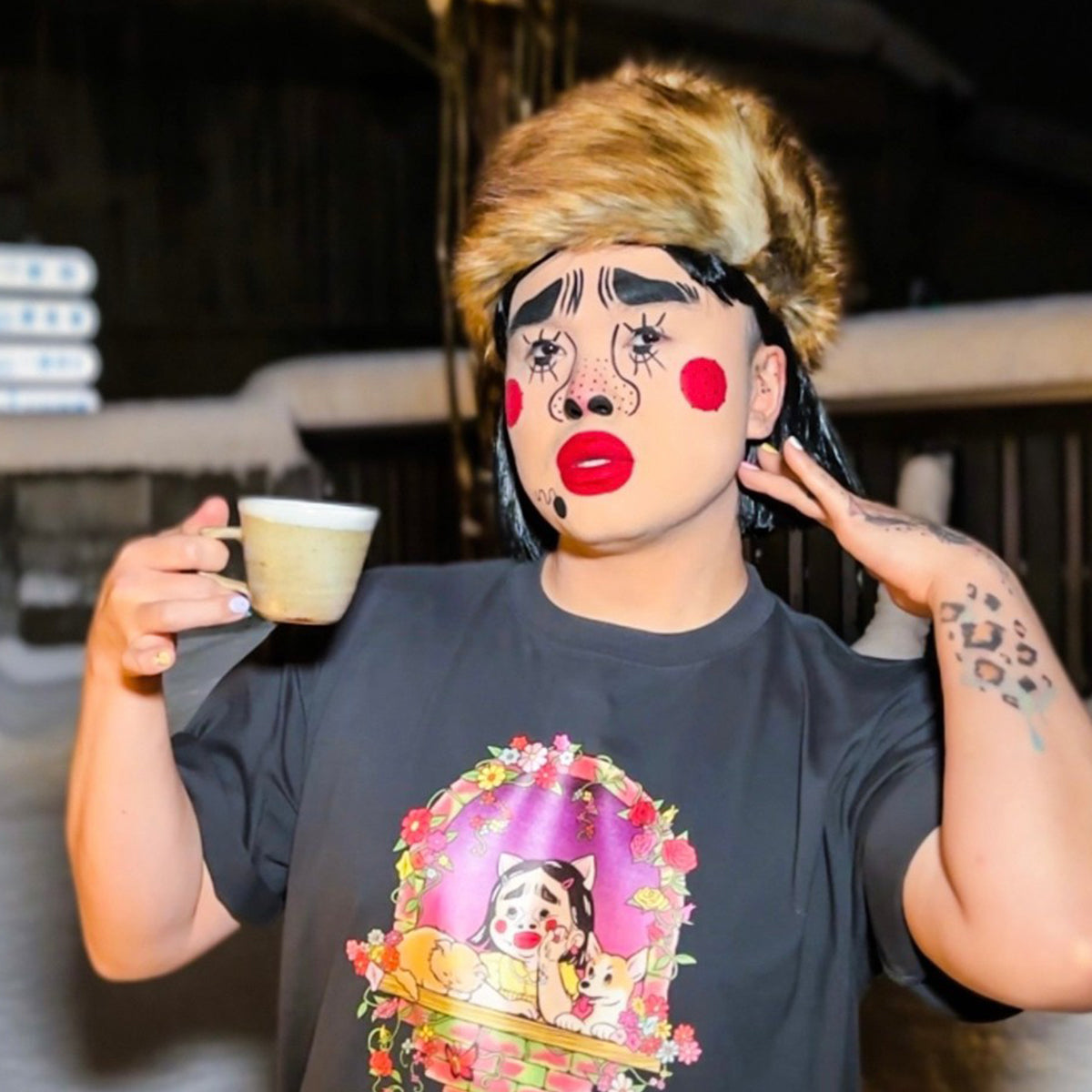 Bari Cawaii BIG T-shirt　【モモ様　ご確認ページ】 mune × Briana Gigante Bari Cawaii T-shirt 