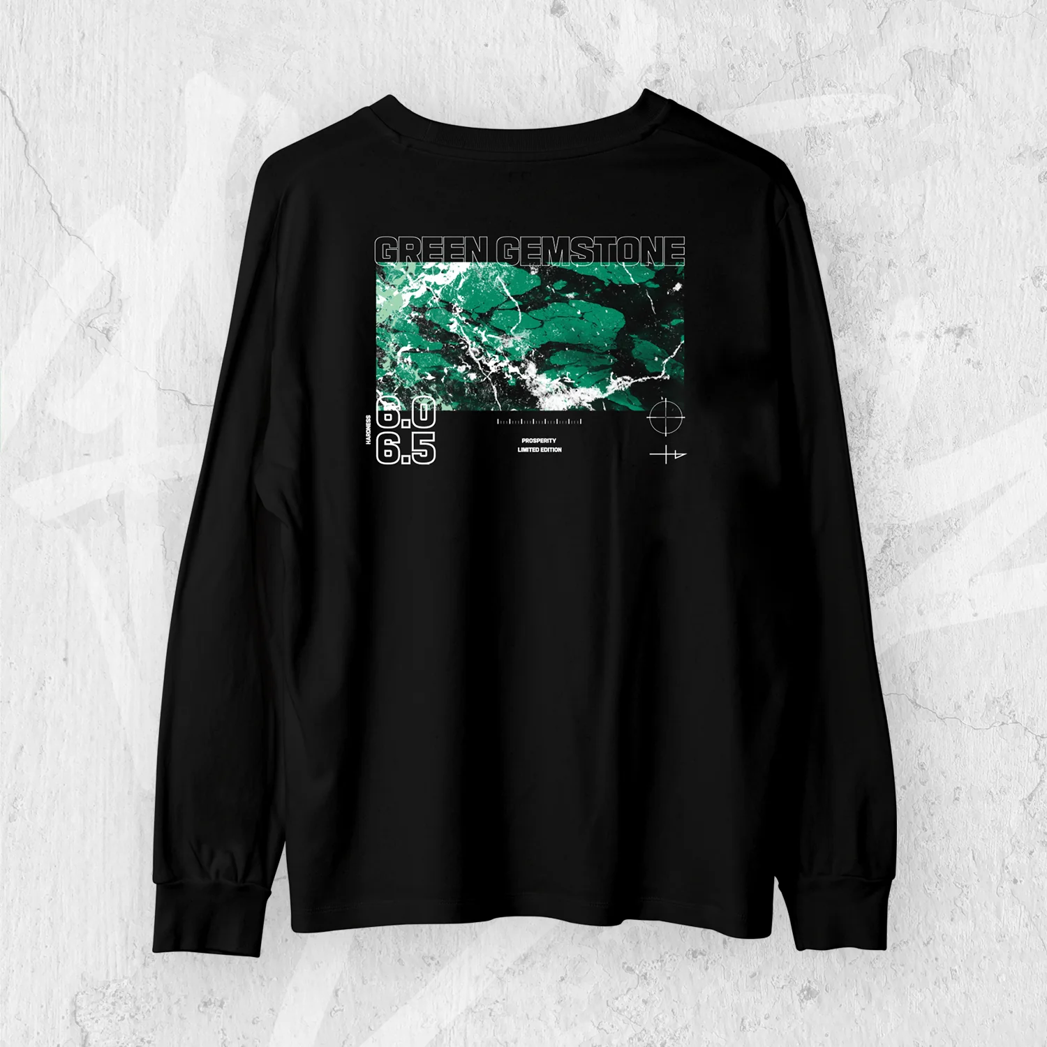 NEPHRITE GEM STONE LONG SLEEVE TEE